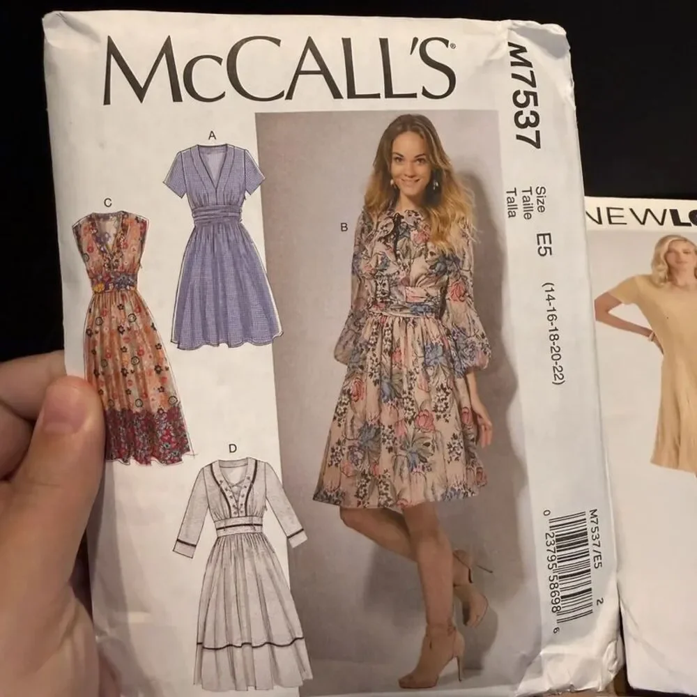 Lot of 6 Women’s Dress & Cardigan Sewing Patterns McCall's Vogue New Look